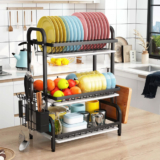 מדף ייבוש כלים קומפקטי ומשולם